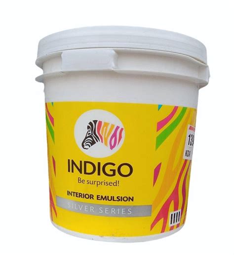 10L Indigo Interior Emulsion Silver Series Paint at Rs 1550/bucket | Indigo Paint in Kakinada ...