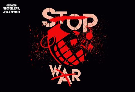 Premium Vector | STOP WAR POSTERS. Creative Peace Poster. Graffiti ...