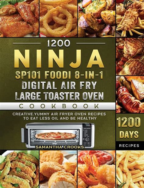 Buy 1200 Ninja SP101 Foodi 8-in-1 Digital Air Fry, Large Toaster Oven ...