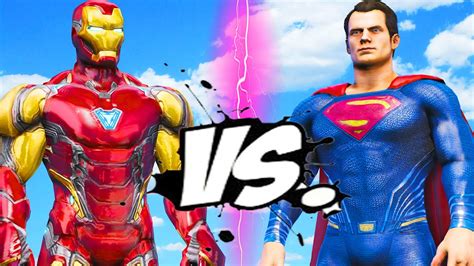 IRON MAN VS SUPERMAN - EPIC BATTLE - YouTube