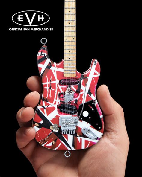 EVH "Frankenstein" Eddie Van Halen Mini Guitar Replica Collectible - O – AXE HEAVEN® STORE ...