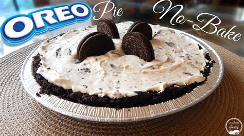 No-Bake Oreo Pie Recipe | How To Make an Oreo Pie | The Sweetest Journey - YouTube