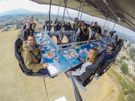 Dinner in the sky: alta cocina en lo alto | Saborearte