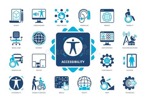 Accessibility Disability Icons Stock Illustrations – 1,196 Accessibility Disability Icons Stock ...