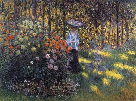 Woman with a Parasol in the Garden in Argenteuil, 1875 - Claude Monet - WikiArt.org