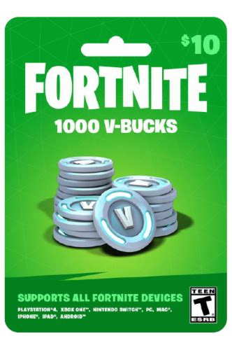 Fortnite 1000 V-Bucks ($10) Gift Card, 1 ct - Kroger