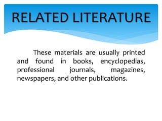 Related Literature and Related Studies | PPT