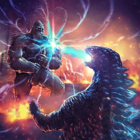 Godzilla vs Kong by GARAYANN : r/GODZILLA