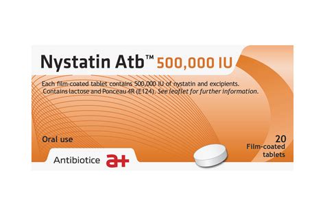 Nystatin 500,000 IU – Pharmatech Company for Drugs and Medical Supply