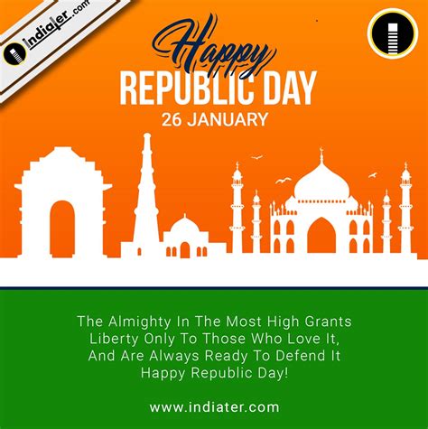 Free Happy Republic day celebration Greetings Cards and banners PSD ...