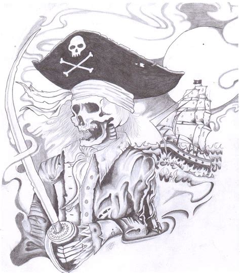 My next tattoo , sleeving out my right leg , sunken pirate ship theme !!!! | Dibujos