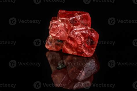 Macro mineral spinel stone on black background 34487252 Stock Photo at Vecteezy