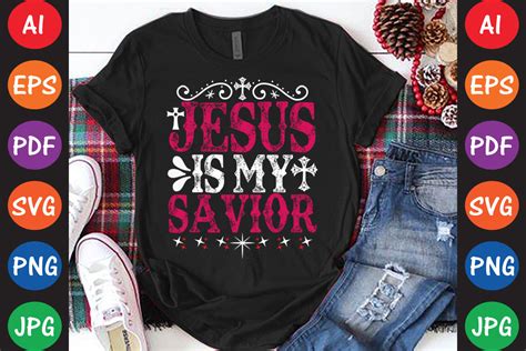 Jesus is My Savior Graphic by artdesignstore30 · Creative Fabrica