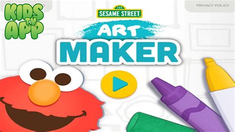 Sesame Street Art Maker (Sesame Street) - Best App For Kids - YouTube