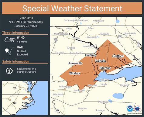 NWS Wakefield on Twitter: "A special weather statement has been issued ...