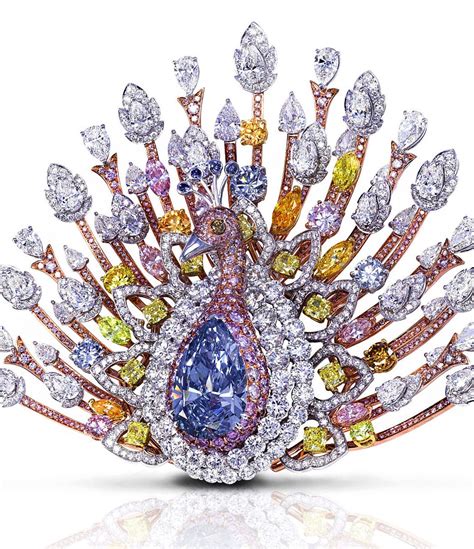 Graff to Unveil 120-Carat Diamond Peacock Brooch Valued At $100 Million | Expensive jewelry ...