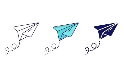 Premium Vector | Paper plane vector icon