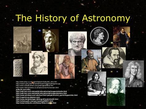 History of Astronomy