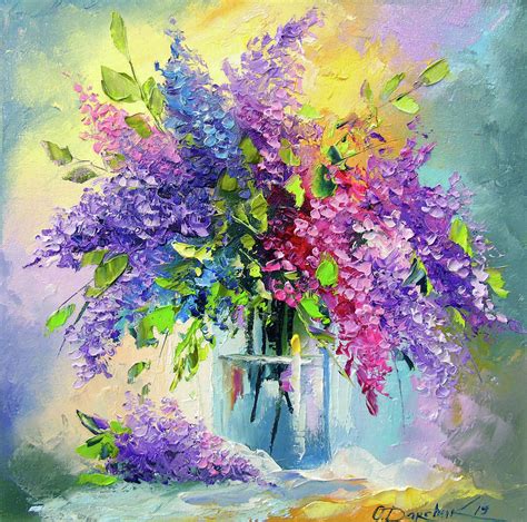 Bouquet of lilac Painting by Olha Darchuk - Fine Art America