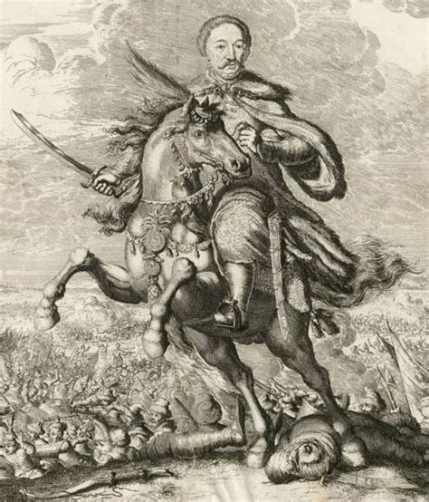 Jan Sobieski at the battle of Khotyn, 11 November 1673