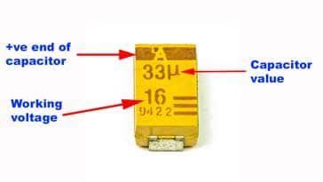 SMD tantalum capacitor markings | Capacitor, Coding, Electronic engineering