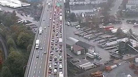 Alex Fraser Bridge southbound lanes reopened - British Columbia - CBC News