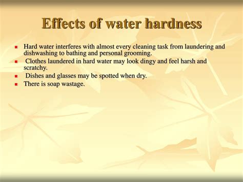 PPT - Water hardness & Special treatment PowerPoint Presentation - ID:6240851