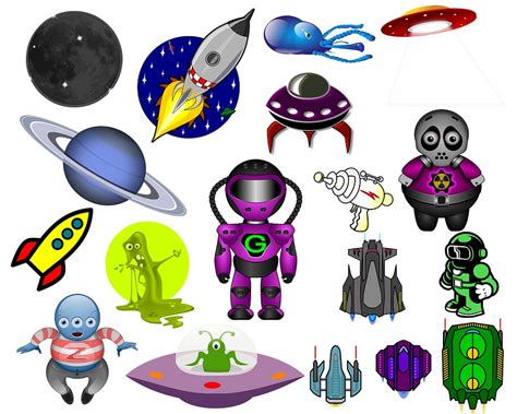 Download Space, Clip Art, Aliens. Royalty-Free Stock Illustration Image - Pixabay