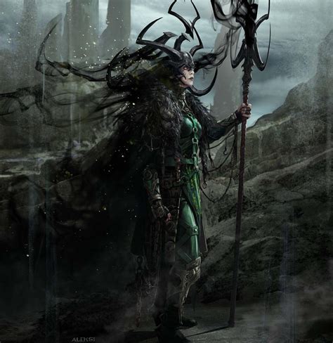 Hela concept art from Thor: Ragnarok : r/marvelstudios