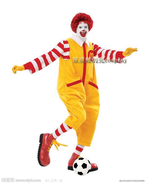 Ronald McDonald Costumes Suit Adult Funny Cosplay Outfit Christmas Halloween | eBay