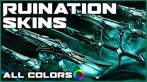 VALORANT RUINATION SKINS BUNDLE (ALL COLORS) | New Skin Collection ...