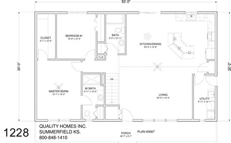 30x50 House Plans 2 Bedroom - New Home Plans Design