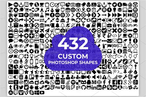 Free Premium Photoshop Custom Shapes - vrogue.co