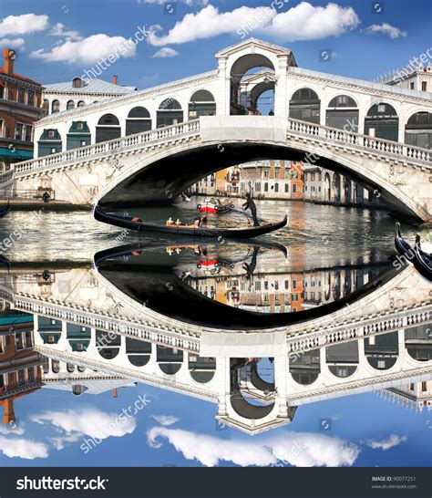 Venice Rialto Bridge Gondola Italy Stock Photo 90077251 - Shutterstock