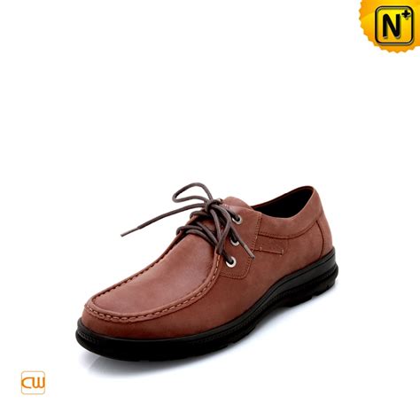 Mens Casual Leather Oxford Shoes | CWMALLS