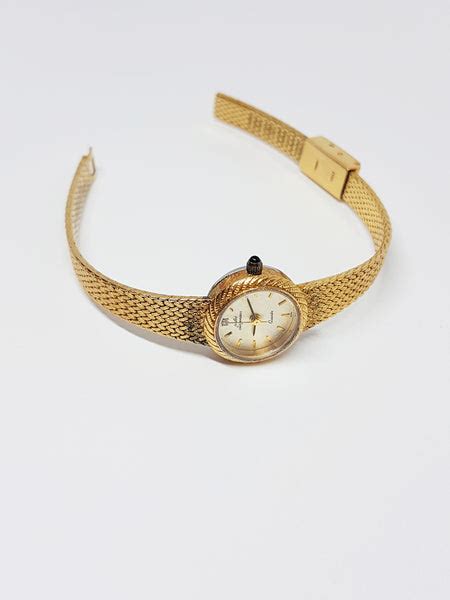 Gold-tone Vintage Jules Jurgensen Watch | Rare Vintage Wedding Watch – Vintage Radar