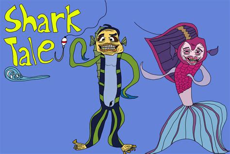 Shark Tale Oscar and Angie by Awaykinger on DeviantArt