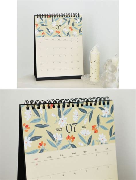 2023 Desk Calendar flower / 2023 Calendar / Calendar 2023 / - Etsy | Desk calendar design, Desk ...