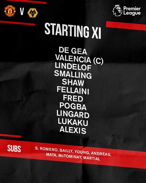 CONFIRMED LINE-UP: United vs Wolves - Republik Of Mancunia: A ...