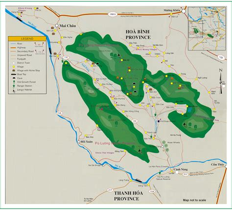 Pu Luong Nature Reserve Map - Pu Luong Vietnam • mappery