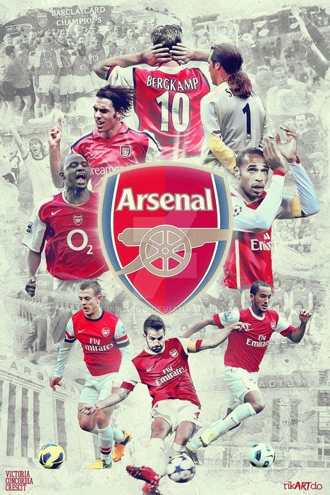 Arsenal FC LEGENDS Soccer Action Poster THIERRY HENRY, Bergkamp, Ljungberg +++ | Sports I like ...