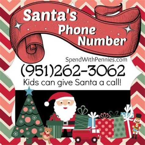 Santa's Phone Number: Kids can give Santa a call! - Spend With Pennies