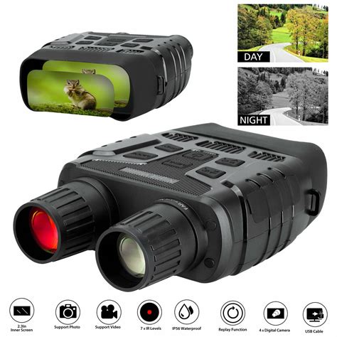 HD 4x Digital Night Vision Infrared Hunting Binocular Scope IR Camera ...