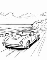 50 Car Coloring Pages Free Cute Sheets sketch template