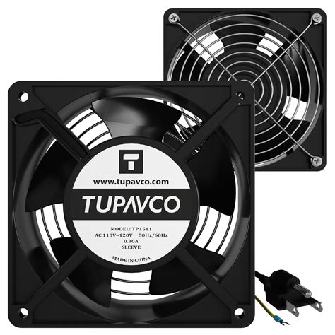 Network Cabinet Fan Pair - Server Rack Cooling Ventilation 110V — Tupavco