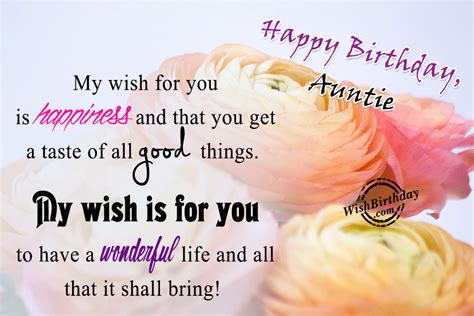 My Wish Is For You To Have A Wonderful Life - Birthday Wishes, Happy ...