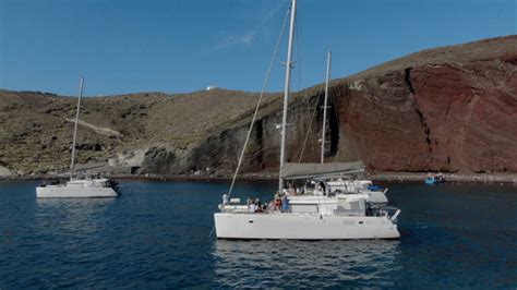 Private Tour: 5-Hour Santorini Caldera Cruise with Luxury Catamaran | Santorini Day Tours