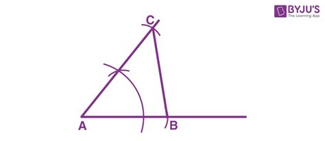 Constructing Triangles SAS | How to Construct SAS Triangle?