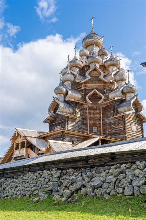 Church of the Transfiguration of the Lord on the Kizhi Island. Stock ...