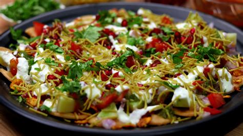 Dahi Papdi Chaat - Quick Tea Time Snack - Tasted Recipes